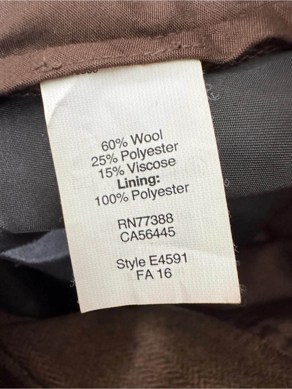 J. Crew Brown Men's Dress Pants
